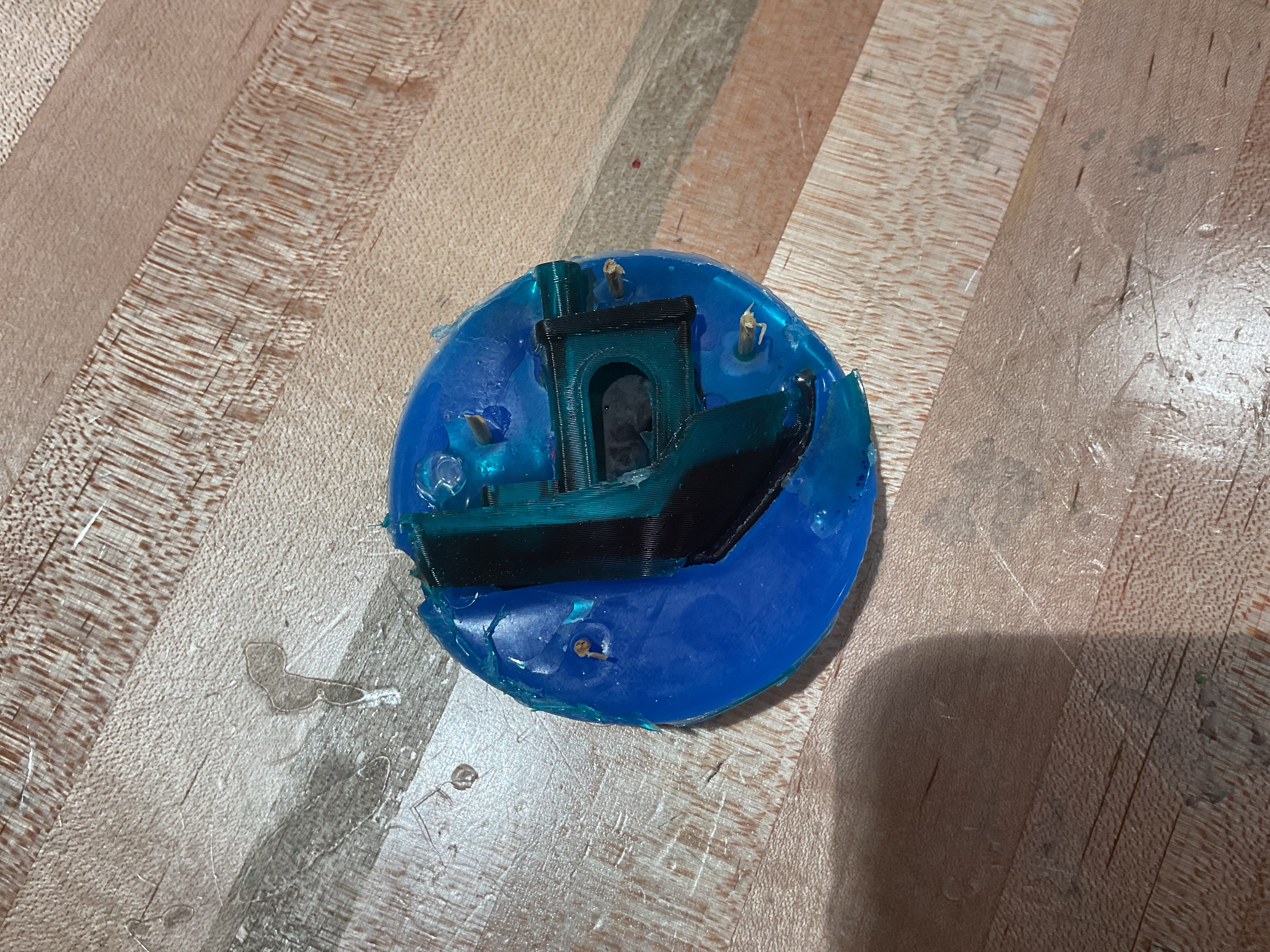 Round Silicone Mold for Benchy